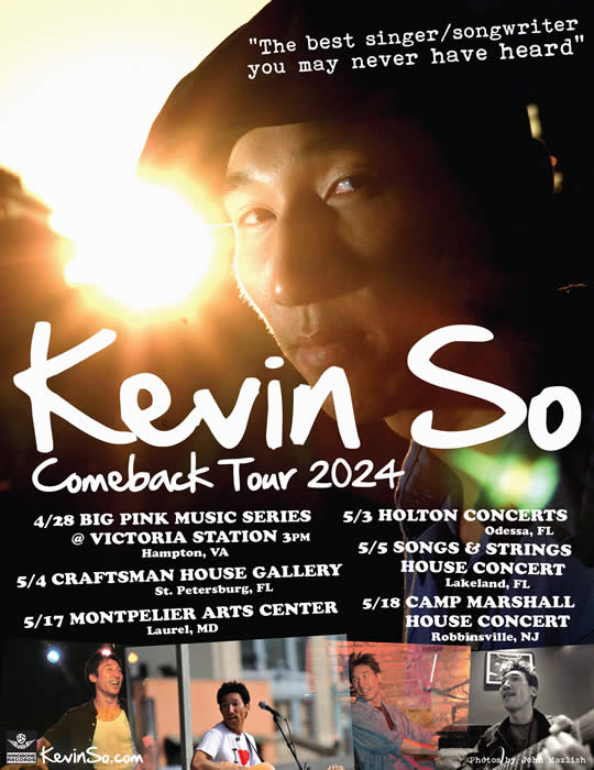 Kevin So Comeback Tour 2024