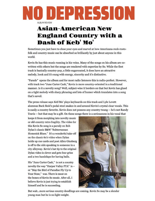 No Depression Countryside Kevin So