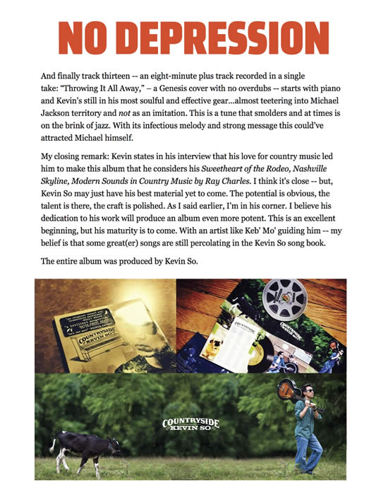 No Depression Countryside Kevin So